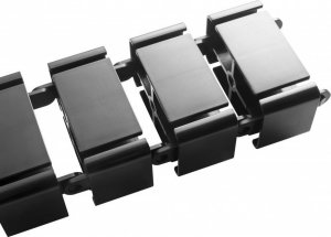 Organizer WP Organizer kabli, Maskownica do kabli regulowana, czarny, 1.3m, Powerton 7