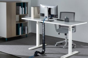 Organizer WP Organizer kabli, Maskownica do kabli regulowana, czarny, 1.3m, Powerton 8