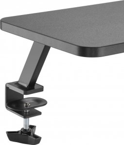 WP Podstawa pod monitor, mocowana do blatu biurka, czarny, metal / płyta mdf, 20 kg nośność, Powerton, ergo 6