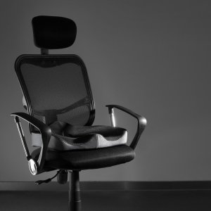 WP Ortopedyczna poduszka, plastikowa końcówka odporna na nacisk, ergonomiczna, czarny, Powerton 11