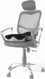 WP Ortopedyczna poduszka, plastikowa końcówka odporna na nacisk, ergonomiczna, czarny, Powerton 9