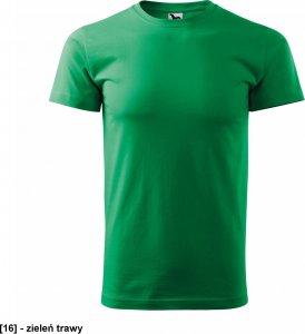 MALFINI Basic 129 - ADLER - Koszulka męska, 160 g/m - zieleń trawy XS 1