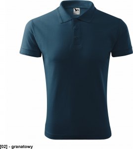 MALFINI Pique Polo 203 - ADLER - Koszulka polo męska, 200 g/m - granatowy L 1