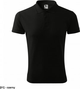 MALFINI Pique Polo 203 - ADLER - Koszulka polo męska, 200 g/m - czarny S 1