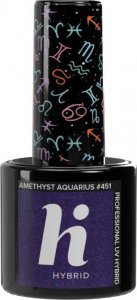 Hi Hybrid Hi Hybrid Lakier hybrydowy Zodiac nr 451 Ametyst Aquarius 5ml 1