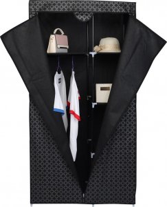 Saska Garden GARDEROBA SZAFA TEKSTYLNA 90X45X170 CM ORNAMENT 5