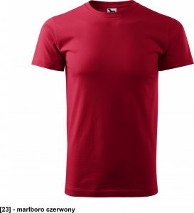 MALFINI Basic 129 - ADLER - Koszulka męska, 160 g/m - marlboro czerwony M 1
