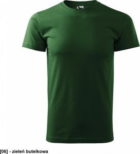 MALFINI Basic 129 - ADLER - Koszulka męska, 160 g/m - zieleń butelkowa M 1