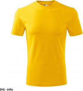 MALFINI Classic 101 - ADLER - Koszulka unisex, 160 g/m - żółty XL 1