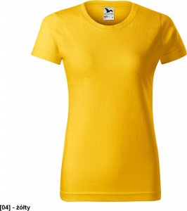 MALFINI Basic 134 - ADLER - Koszulka damska, 160 g/m - żółty S 1