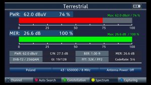 Signal UNIWERSALNY MIERNIK ST-6986 DVB-T/T2 DVB-S/S2 DVB-C SIGNAL 6