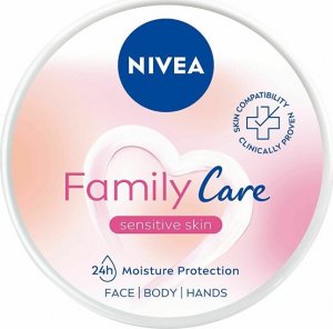 Nivea Family Care Sensitive Skin lekki krem nawilżający do twarzy, ciała i dłoni 450ml 5