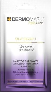LBIOTICA / BIOVAX L`BIOTICA Dermomask Night Active Maseczka naprawcza na twarz - Mezoterapia 12ml 2