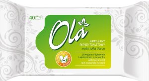 HARPER OLA Nawilżany Papier toaletowy z ekstraktem z rumianku 1op.-40szt 2