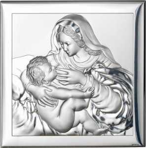 Valenti Srebrny obrazek - Matka Boska 1