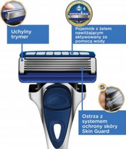 WILKINSON_Sword Men Hydro5 Skin Protection Regular wymienne ostrza do maszynki do golenia 12szt 4