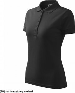 MALFINI Pique Polo 210 - ADLER - Koszulka polo damska, 200 g/m - antracytowy melanż M 2