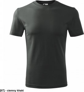 MALFINI Classic New 132 - ADLER - Koszulka męska, 145 g/m - ciemny khaki S 1
