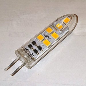 Żarówka SMD LED G4 3W zimna lub ciepła 12V w plast 2