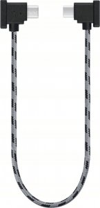 Kabel USB BRDRC microUSB - USB-C 0.3 m Czarny 2