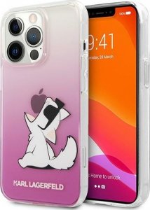 Karl Lagerfeld Etui Karl Lagerfeld KLHCP14XCFNRCPI Apple iPhone 14 Pro Max hardcase różowy/pink Choupette Fun 1
