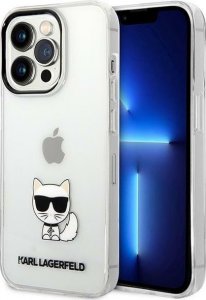 Karl Lagerfeld Etui Karl Lagerfeld KLHCP14XCTTR Apple iPhone 14 Pro Max hardcase przeźroczysty/transparent Choupette Body 1