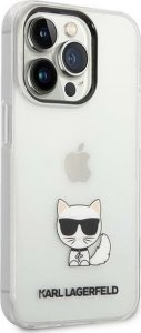 Karl Lagerfeld Etui Karl Lagerfeld KLHCP14XCTTR Apple iPhone 14 Pro Max hardcase przeźroczysty/transparent Choupette Body 2