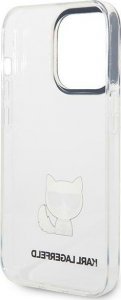 Karl Lagerfeld Etui Karl Lagerfeld KLHCP14XCTTR Apple iPhone 14 Pro Max hardcase przeźroczysty/transparent Choupette Body 7