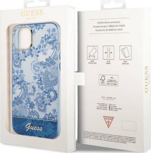 Guess Etui Guess GUHCP14MHGPLHB Apple iPhone 14 Plus niebieski/blue hardcase Porcelain Collection 8