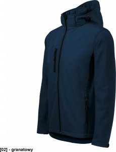 MALFINI Performance 522 - ADLER - Softshell kurtka męska, 300 g/m, 6% elastan, 94% poliester, - granatowy - rozmiar M 2