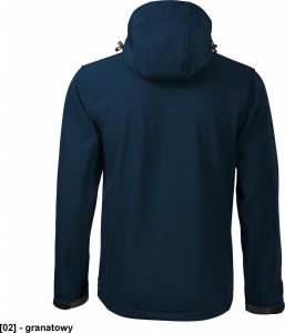 MALFINI Performance 522 - ADLER - Softshell kurtka męska, 300 g/m, 6% elastan, 94% poliester, - granatowy - rozmiar M 3