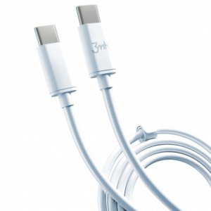 Kabel USB 3MK USB-C - USB-C 2 m Biały (brak) 3