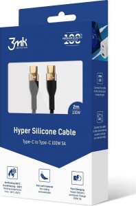 Kabel USB 3MK USB-C - USB-C 2 m Czarny (brak) 2