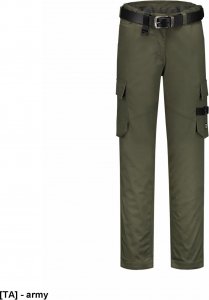 TRICORP Work Pants Twill Women T70 - ADLER - Spodnie robocze damskie, 245 g/m, 35% bawełna, 65% poliester, - ARMY - rozmiar 40 1