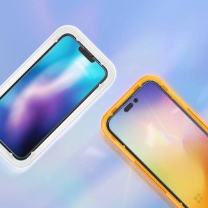 Spigen Szkło hartowane GLAS.tR Slim AlignMaster Apple iPhone 14 Pro Black [2 PACK] 2