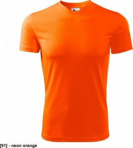 MALFINI Fantasy 124 - ADLER - Koszulka męska, 150 g/m, 100% poliester, - neon orange - rozmiar S 1
