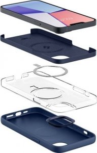 Spigen Etui Spigen Silicone Fit Mag MagSafe Apple iPhone 14 Plus Navy Blue 2