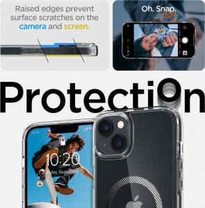Spigen Etui Spigen Ultra Hybrid Mag MagSafe Apple iPhone 14 Plus Carbon Fiber 11