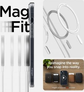 Spigen Etui Spigen Ultra Hybrid Mag MagSafe Apple iPhone 14 Plus Carbon Fiber 12