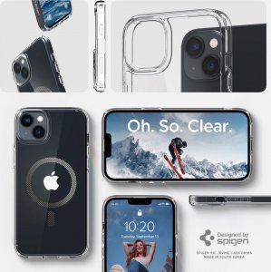 Spigen Etui Spigen Ultra Hybrid Mag MagSafe Apple iPhone 14 Plus Carbon Fiber 14