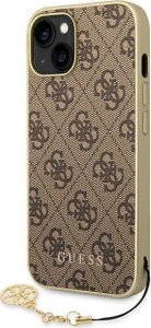 Guess Etui Guess GUHCP14MGF4GBR Apple iPhone 14 Plus brązowy/brown hardcase 4G Charms Collection 1