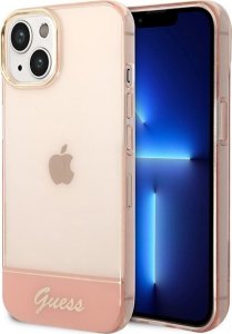 Guess Etui Guess GUHCP14MHGCOP Apple iPhone 14 Plus różowy/pink hardcase Translucent 1