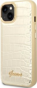 Guess Etui Guess GUHCP14MHGCRHD Apple iPhone 14 Plus złoty/gold hardcase Croco Collection 1