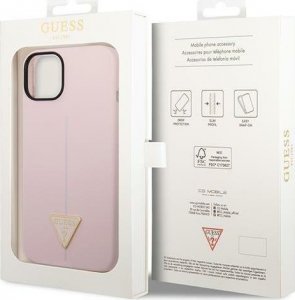 Guess Etui Guess GUHCP14MSLTGU Apple iPhone 14 Plus fioletowy/purple hardcase Silicone Triangle 8