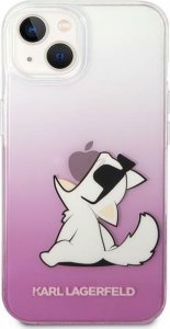 Karl Lagerfeld Etui Karl Lagerfeld KLHCP14MCFNRCPI Apple iPhone 14 Plus hardcase różowy/pink Choupette Fun 3