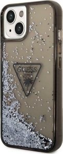 Guess Etui Guess GUHCP14MLFCTPK Apple iPhone 14 Plus czarny/black hardcase Liquid Glitter Palm Collection 2