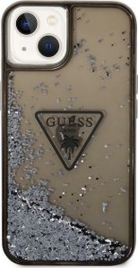 Guess Etui Guess GUHCP14MLFCTPK Apple iPhone 14 Plus czarny/black hardcase Liquid Glitter Palm Collection 3