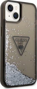 Guess Etui Guess GUHCP14MLFCTPK Apple iPhone 14 Plus czarny/black hardcase Liquid Glitter Palm Collection 4