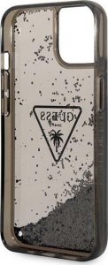 Guess Etui Guess GUHCP14MLFCTPK Apple iPhone 14 Plus czarny/black hardcase Liquid Glitter Palm Collection 7
