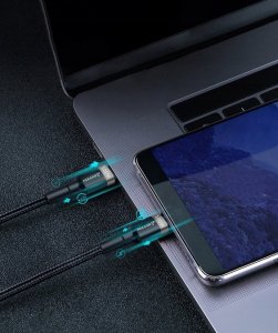 Kabel USB Feegar USB-C - USB-C 1 m Czarny (FEE-01901) 9